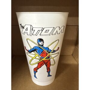 DC‎ COMICS 7-11 THE ATOM SLURPEE PLASTIC CUP 1973 VINTAGE